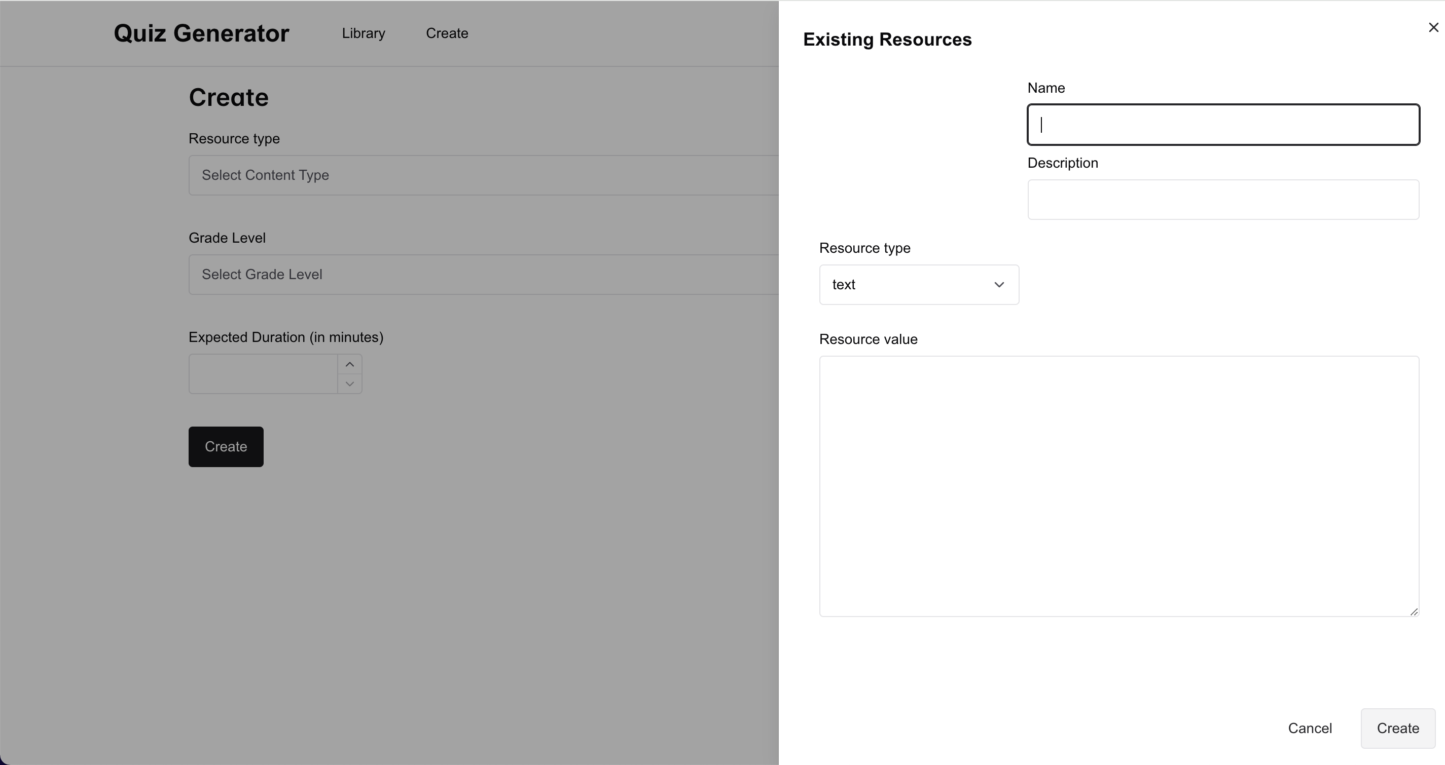 Quiz Generator screenshot